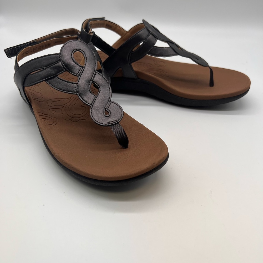 Rockport Black and Brown Sandals